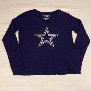 Authentic Dallas Cowboys Women’s Large Long Sleeve Shirt